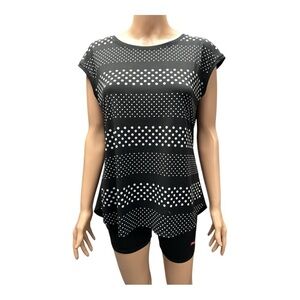 Elle - EC - Black & White Polka Dot Top
